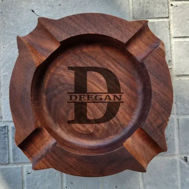 Personalized Leather Cigar Case with Cutter, Father's Day Gift