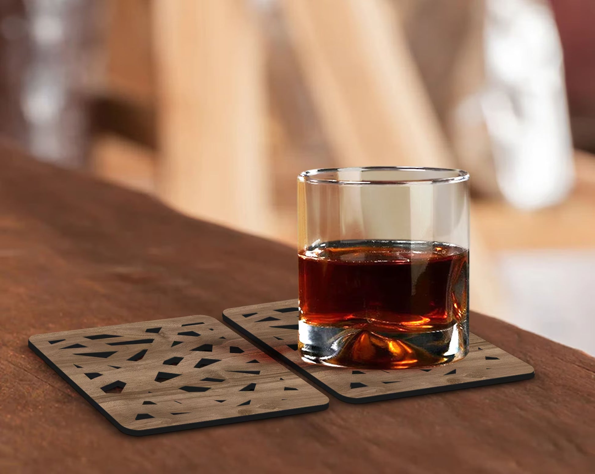 Personalized Whiskey Dispenser with Coasters Set - Bar, Pub, Home